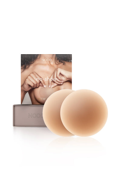 No-Show Reusable Adhesive Nipple Covers: No 3 Buff