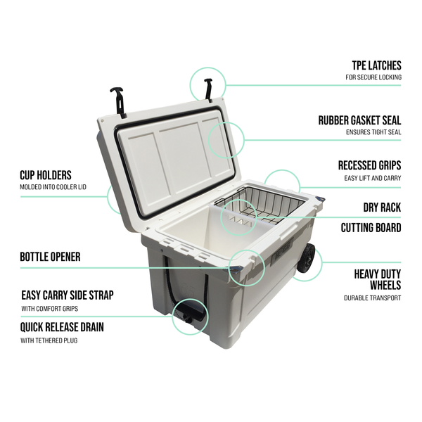 65QT COOLER: WATERCRESS