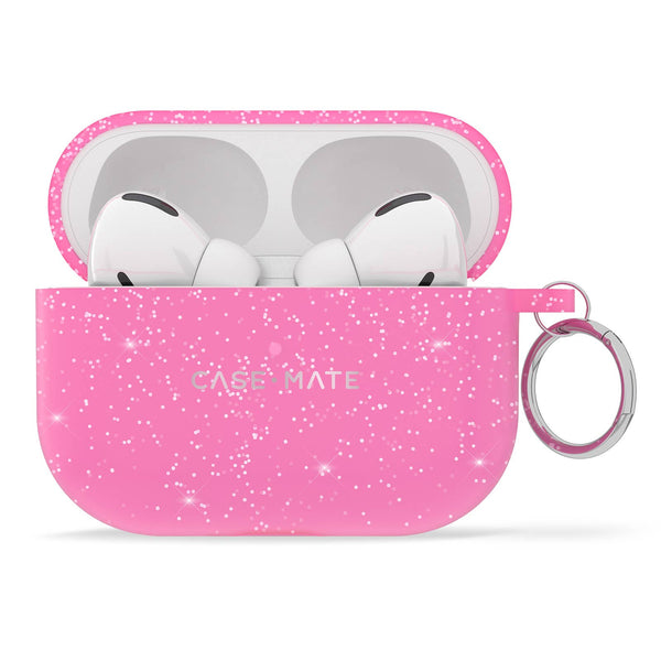Gelli Pink Sparkle - AirPods Pro 1 & 2 Case: Pink Sparkle