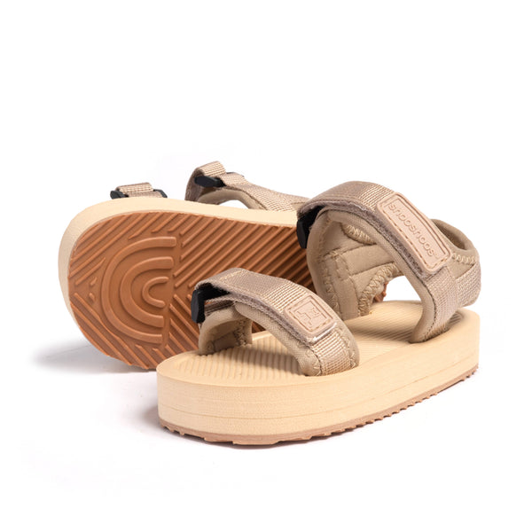 AKITA - SHOOSHOOS TODDLER KIDS SHOES BEACH SANDAL:Brown / Unisex