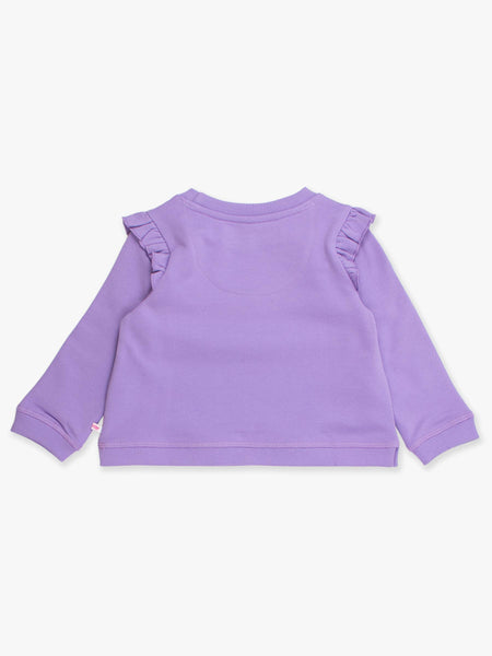Twinkling Tree Bow Applique Flutter Sweatshirt