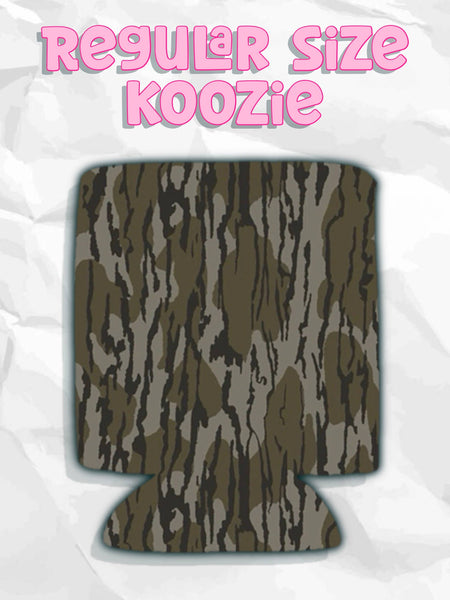 Bottomland camo koozies: Slims