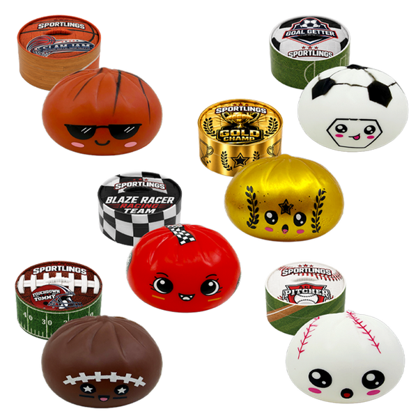 Fun Doh Sports Dumpling Squishy Fidget Toy