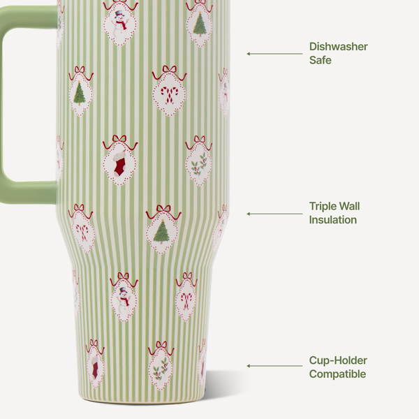 Deck the Halls HydroJug 32 oz Traveler