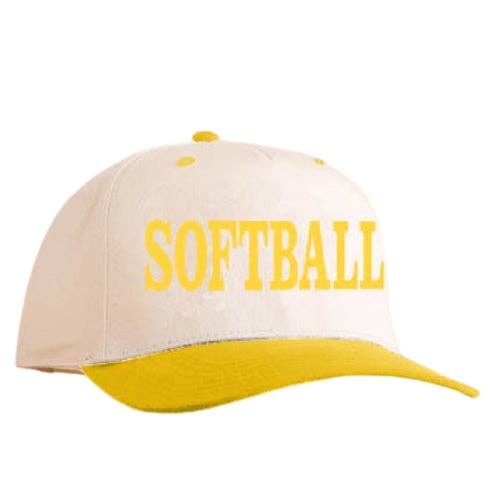 SOFTBALL CAP LEMON YELLOW