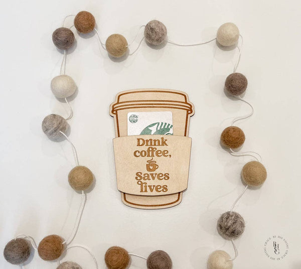 Nurse Gift Card Holder: Coffee Nurse Repeat