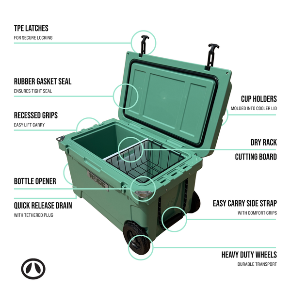 45QT COOLER: DESERT FLOWER
