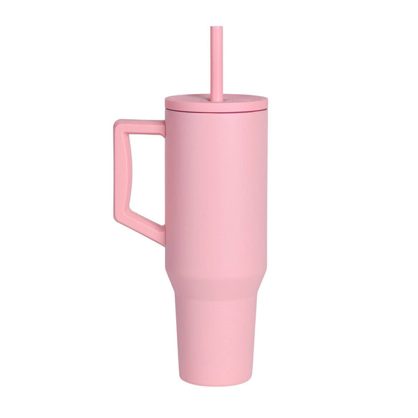 Commuter Insulated Straw Tumbler 40oz - Rose
