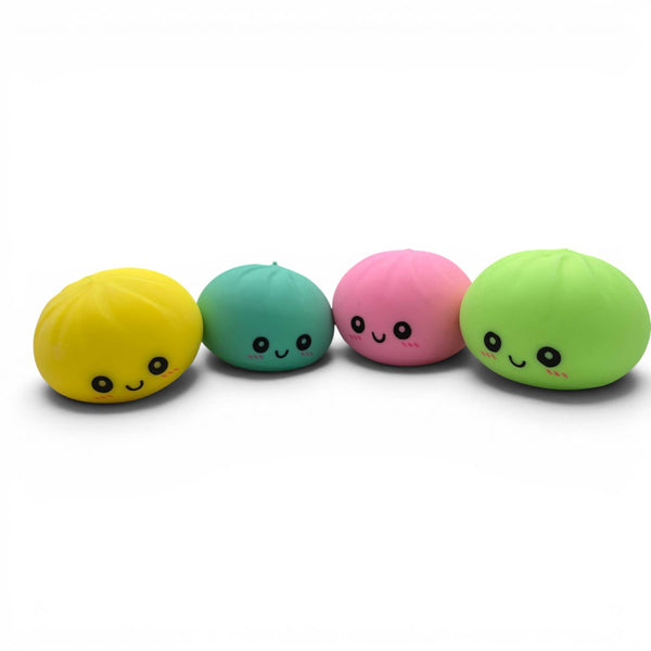 Rainbow Mystery Neon Bun Squishy Toy