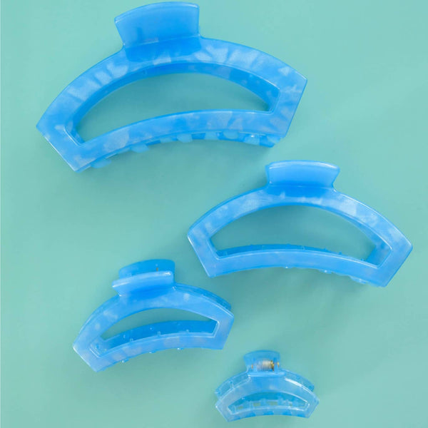 Open Hair Clip | Small | Blue Lagoon