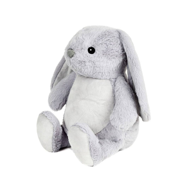 Grey Rabbit with removable stuffing pod