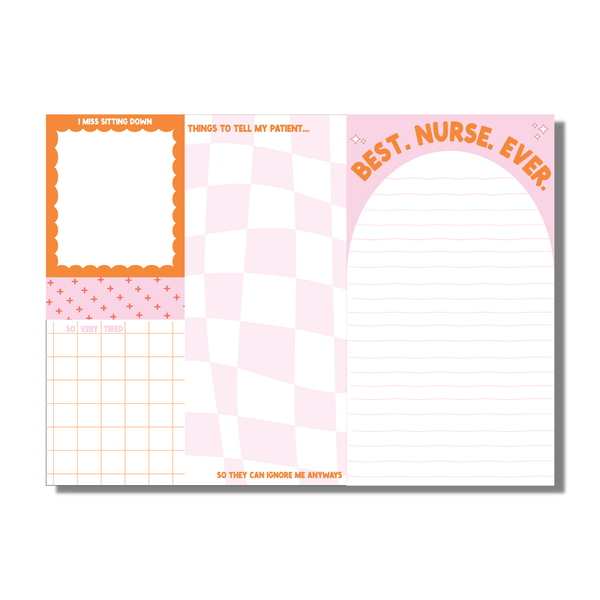 Nurses Notepad (funny, gift )