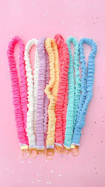 Scrunchy Lanyards: Teal