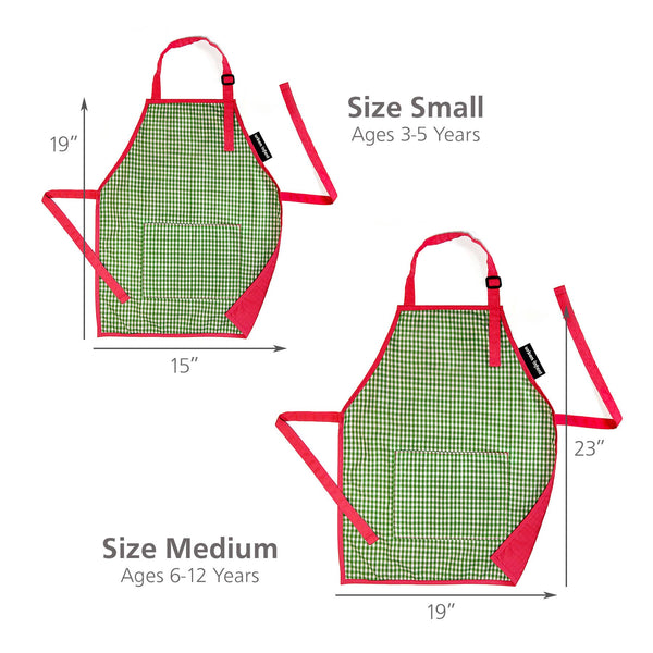 Little Helper Kids Apron, Washable Cotton/Poly - Holidays: SMALL
