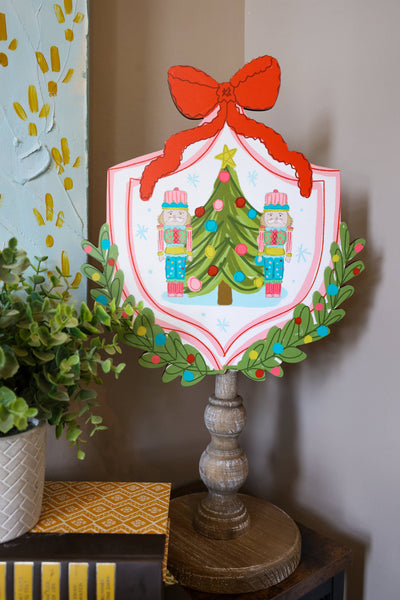 Nutcracker Crest Topper: 12 inch Topper with peg (fits in the base)