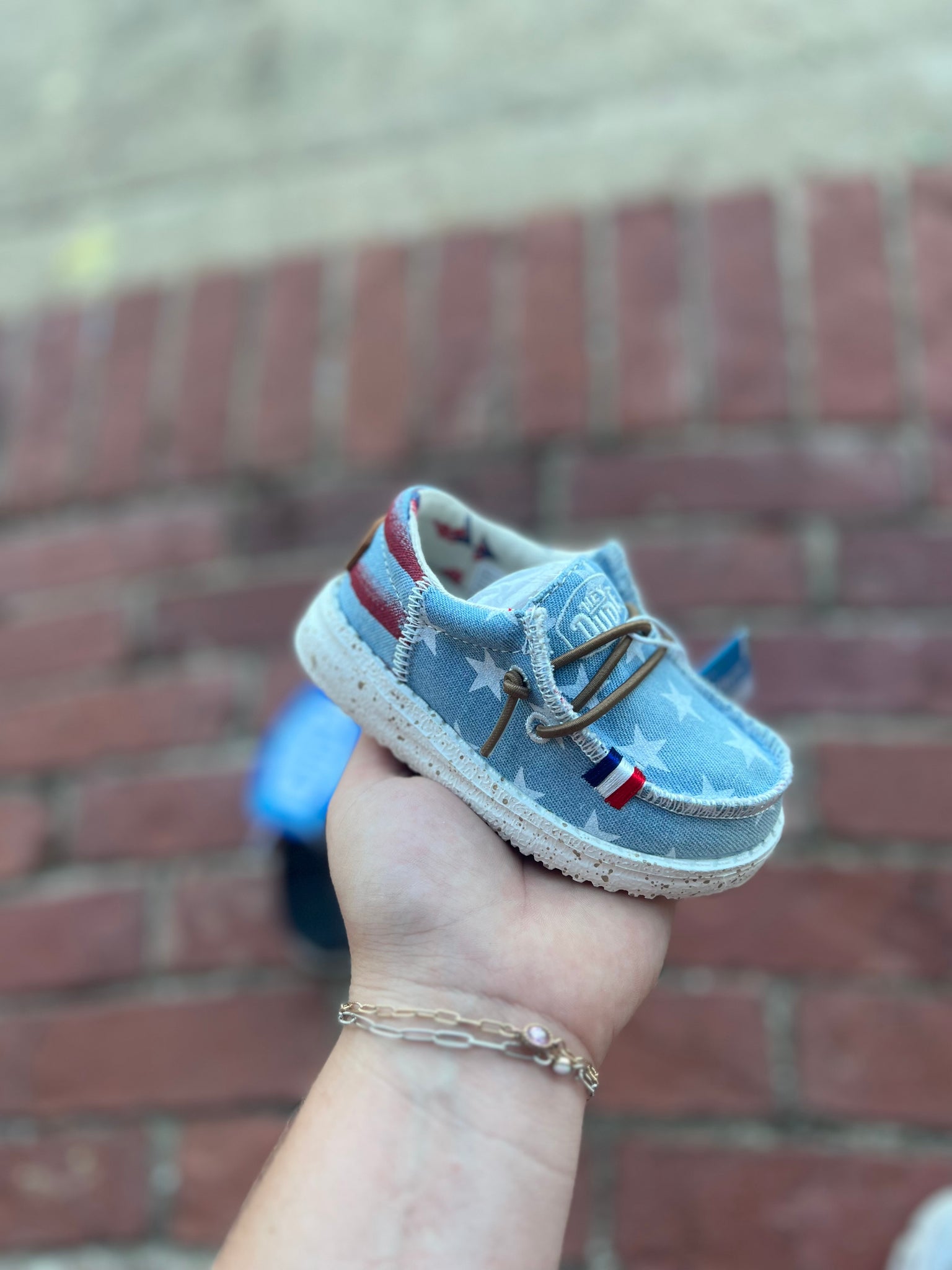 Hey dude toddler Americana denim star