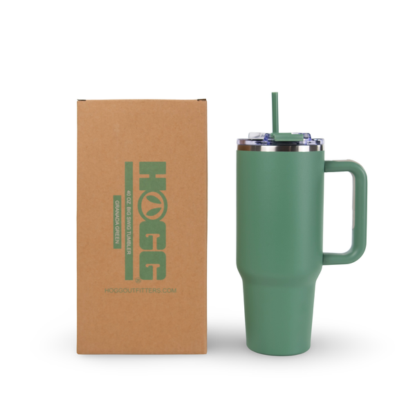 40oz POWDER COATED BIG SWIG TUMBLER: Spanish Sun