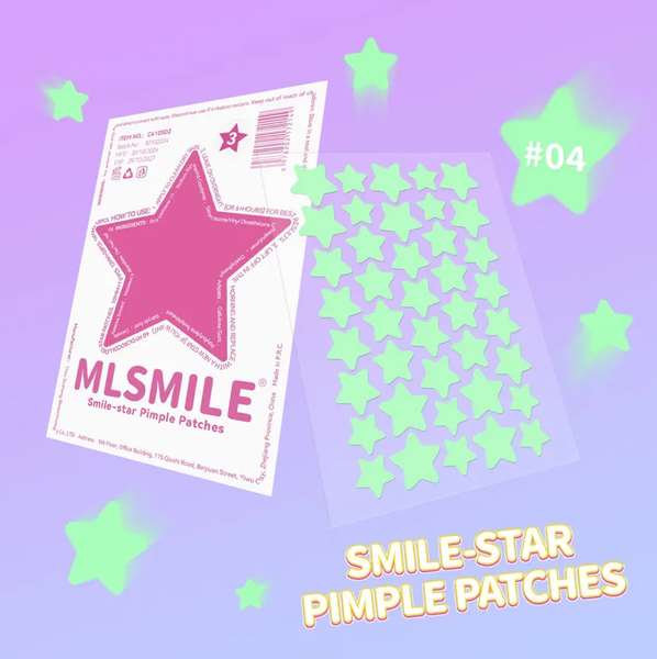 MLSMILE Star Pimple Acne Patches Sheet: #4 Green