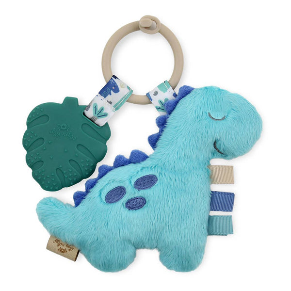 Itzy Pal™ Plush + Teether: NEW Mushroom