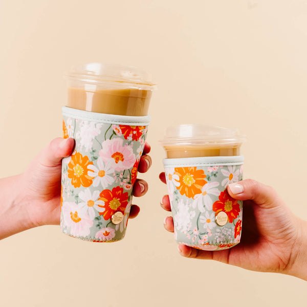 Sip Savvy Drink Sleeve-Bouquet Beauty Sage Regular