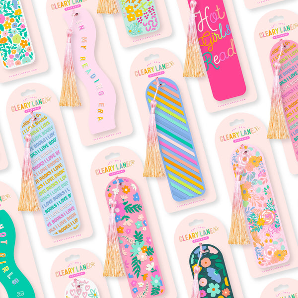 Acrylic Bookmark with Tassel | Hot Girls Read: Spearmint