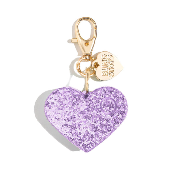 Safety Alarm | Lavender Glitter Heart