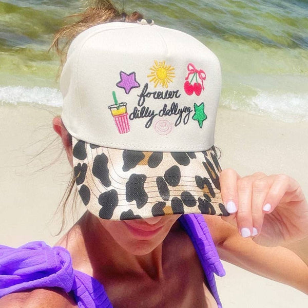 Forever Dilly Dalling Leopard Hat