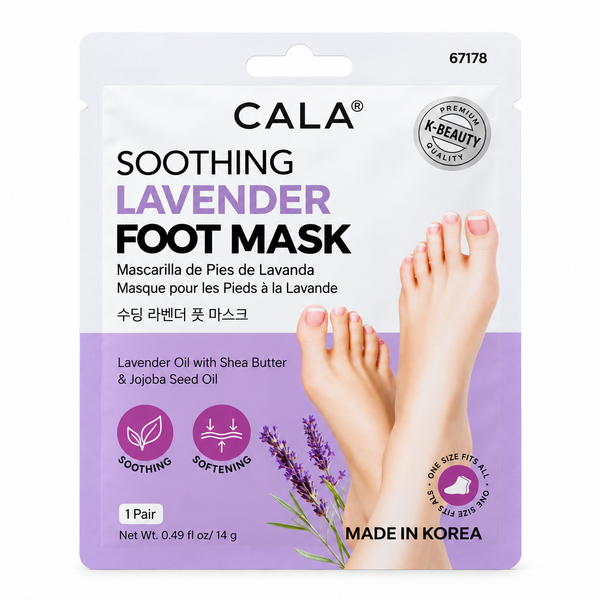 CALA Soothing Lavender Foot Mask: Lavender