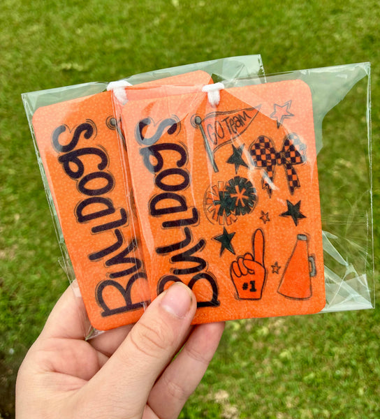 Razorback game day spirit car fresheners : Sandalwood