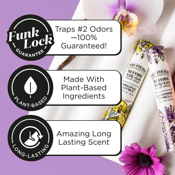 Poo~Pourri Lavender Vanilla 10mL Travel Size