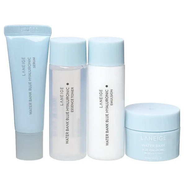 LANEIGE Water Bank Blue Hyaluronic 4-Step Essential Kit
