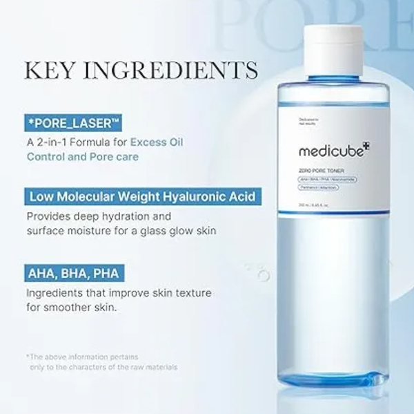 MEDICUBE Zero Pore Toner 250ml