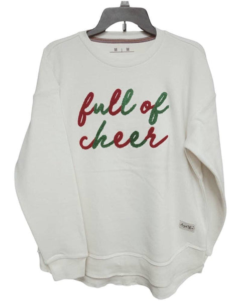 Full of Cheer Belgian/CreamHigh Low Pullover