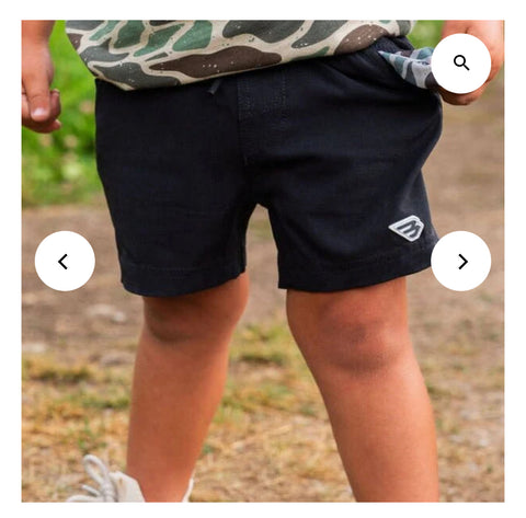 Youth Athletic shorts Heather black retro liner