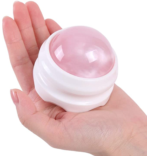 CALA Massage Handheld Roller Ball Pain Relief Travel: Pink