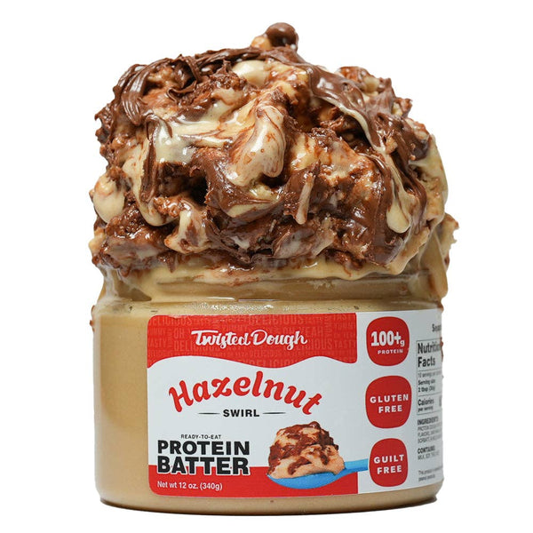 Hazelnut Swirl Protein Batter: KING Size Jar= 12oz