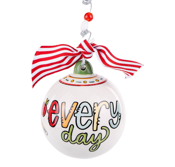 Teacher Make a Difference Holiday Ornament