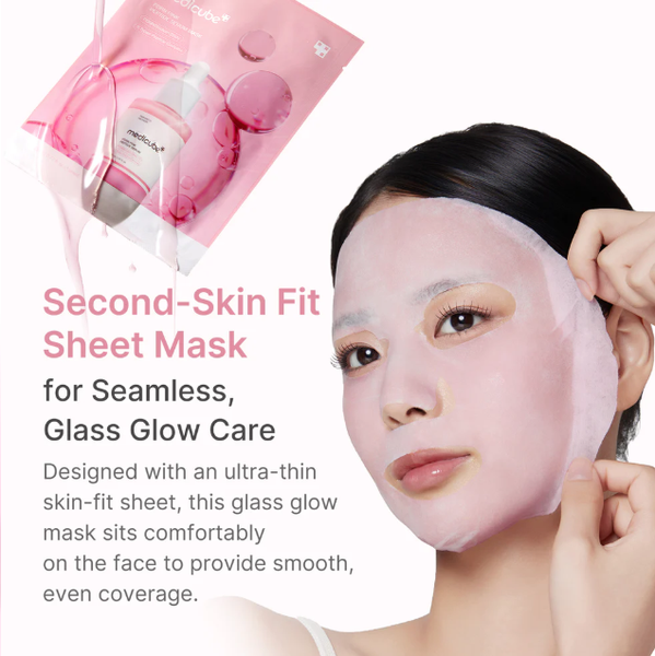 MEDICUBE PDRN Pink Peptide Serum Sheet Face Mask