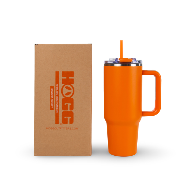 40oz POWDER COATED BIG SWIG TUMBLER: Spanish Sun