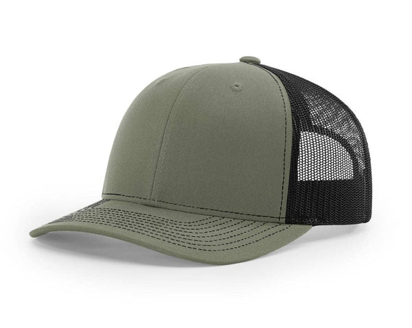 Deer Dog Hunting - Trucker Snapback - Richardson 112 - Buckle Patch: Mossy Oak Bottomland