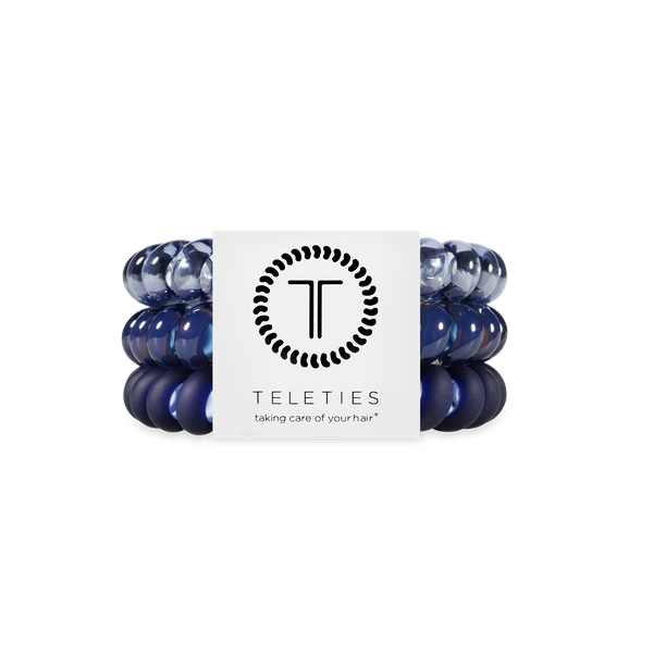 Spiral Hair Coils | Large | Nightfall Navy Hair Ties