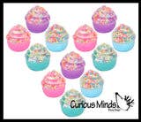1 Cupcake Shaped Thick Glue/Gel Syrup Molasses Stretch Ball