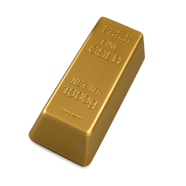 Fun Doh 5" Gold Bar Slow-Rise Squishy Toy