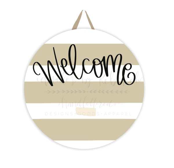 Interchangeable Door Hanger: Welcome Door Hanger