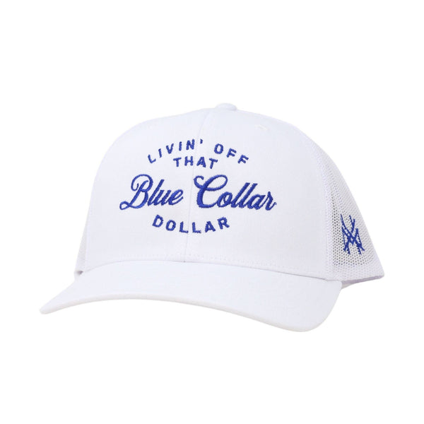 Blue Collar Dollar Trucker Hat: Trucker Bottomland/Loden