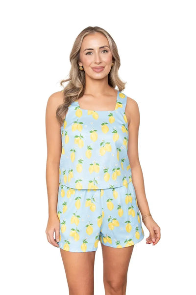 Zesty Lemons Matching Sets: Light Blue