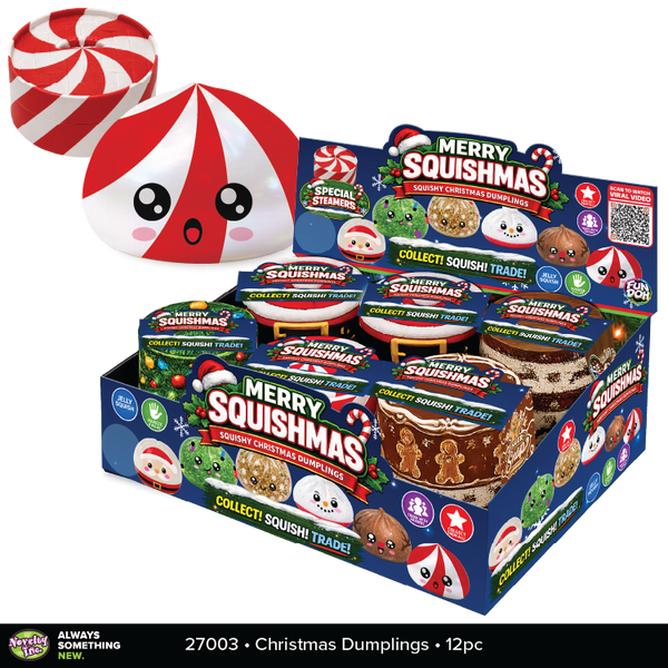 Fun Doh Christmas Dumpling Squishy Toy