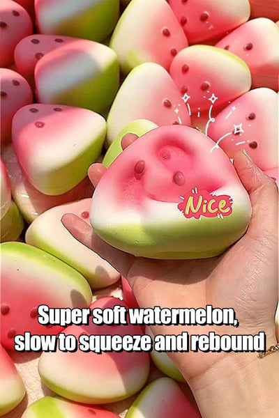 LDC 1PC PU Sticker Relieve Pressure Squishy Toy: Smile / One Size