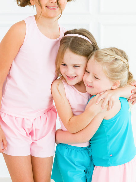 Girls Pink Active Tank Top
