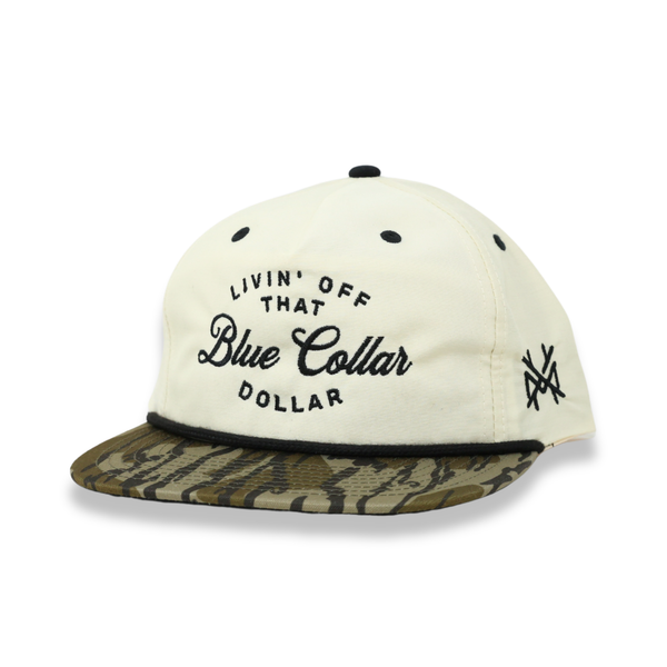 Blue Collar Dollar Trucker Hat: Trucker Bottomland/Loden